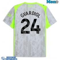 Manchester City Josko Gvardiol #24 Replica Third Shirt 2025-26 Short Sleeve